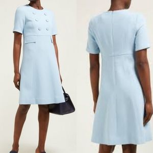 GOAT Brigitte wool crepe mini dress